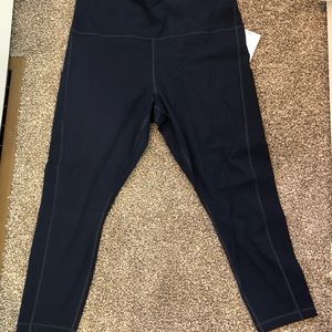 2x Athleta 7/8 leggings stash pocket